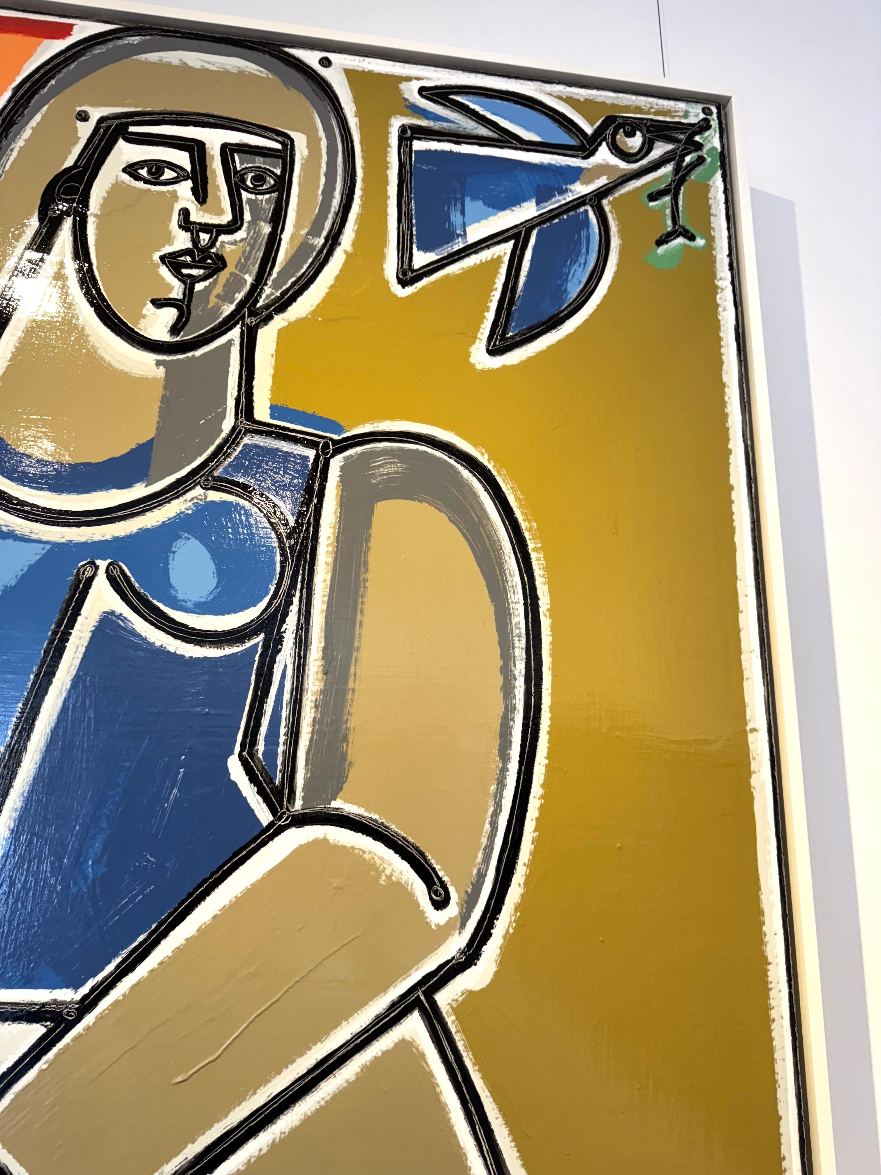 Female Nude Figure, Fly Home with the Message of Peace Little  by America Martin For Sale 4