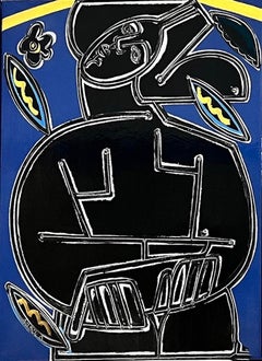 Figurativo/Blu/Floreale_Danza Nel Dolce Vento Dorato II_America Martin