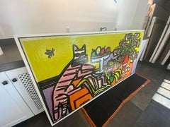 Kitchen Table_America Martin_Oil/Acrylic_Animal Portrait_Still Life_Orange