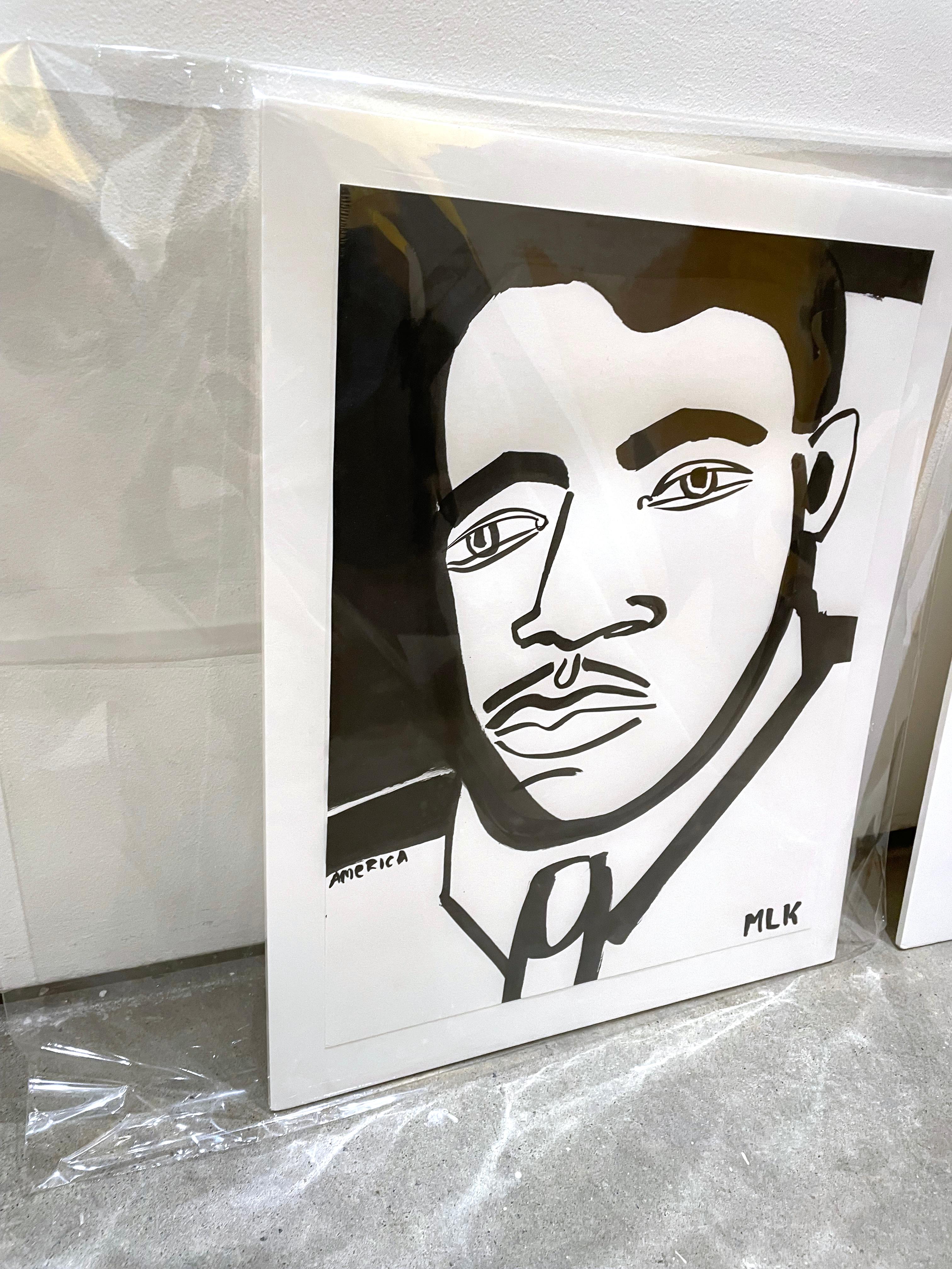 martin luther king stencil