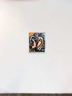 Pelle et coquillages_America Martin_Oil/Acrylique/Canvas_Figuratif