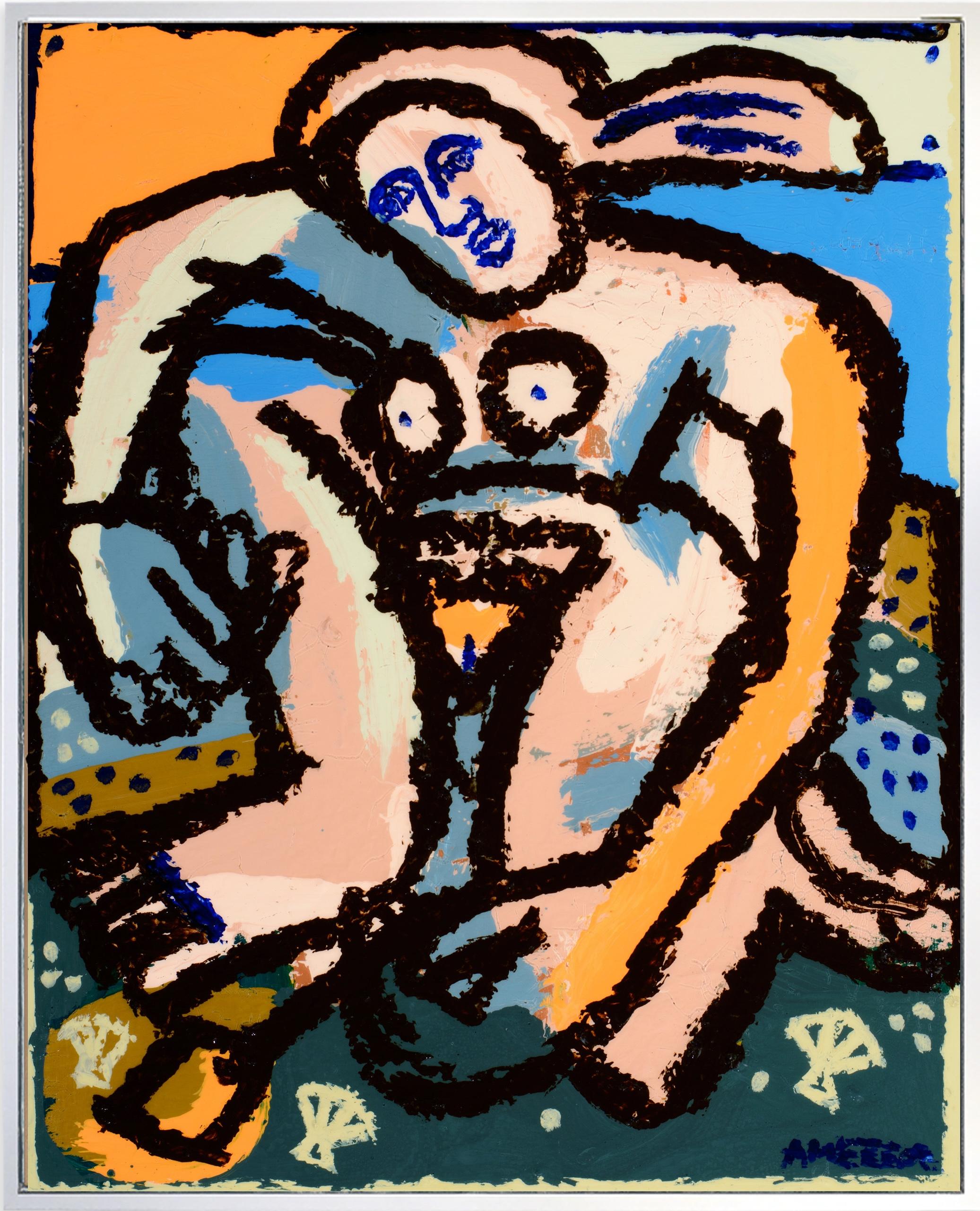 Shovel and Shellfish_America Martin_Oil/Acryl/Canvas_Figurative