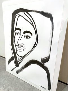 Tupac Shakur No.3 America Martin, ink portrait- portion of sale to ACLU/NAACP