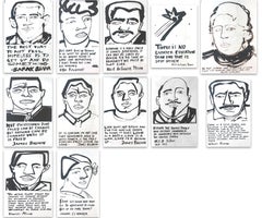 W.E.B duBois, America Martin_Ink on Paper_portion of sale to ACLU/NAACP