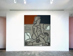 Woman by the Sea at Low Tide_America Martin_Oil/Acrylic/Canvas_Figurative/Nude