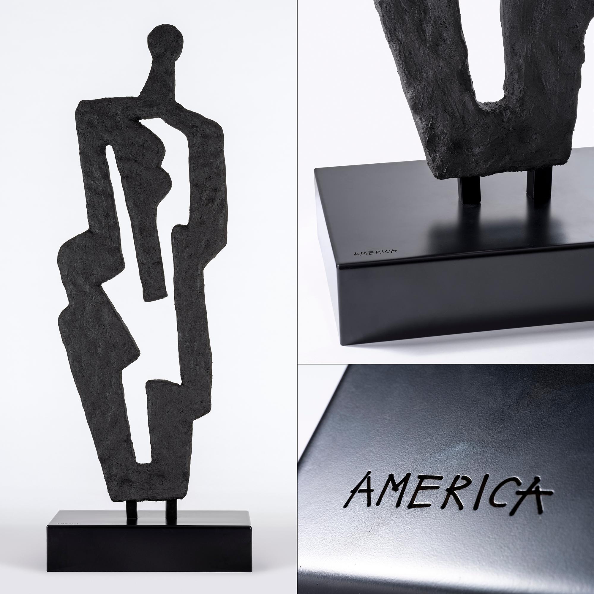 Woman Standing At Ease, America Martin, (Large/ Free Stand Sculpture/Figurative) For Sale 2