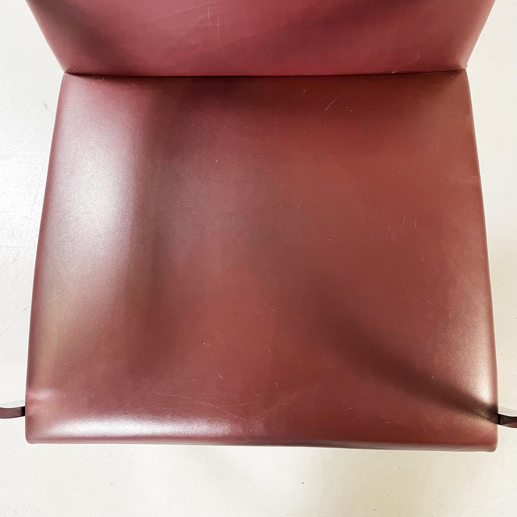 Fine XX secolo Sedia America Midcentury Brno 255 in pelle marrone di Mies Van Der Rohe Knoll, anni '70