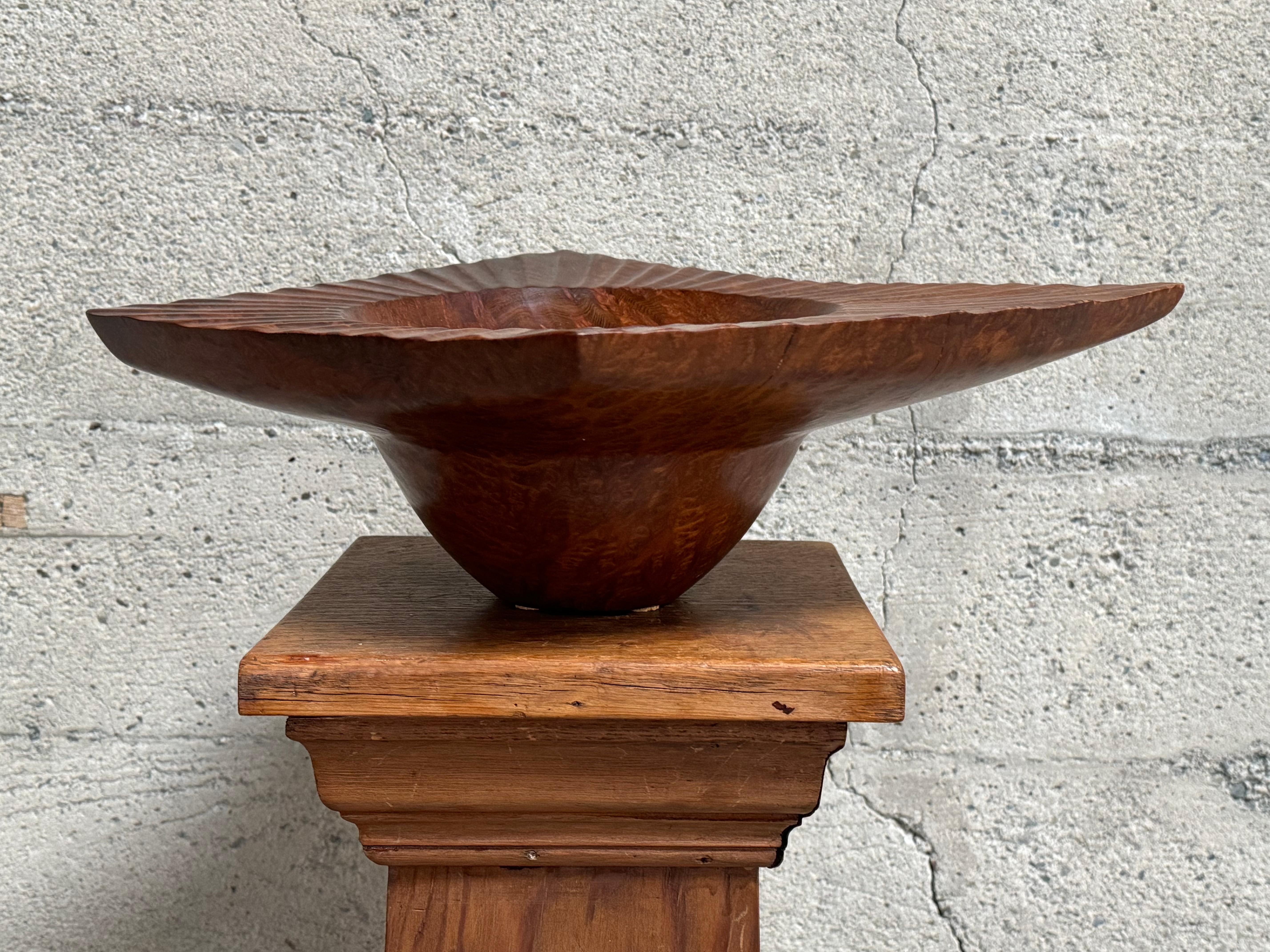 America Studio Woodworker Bruce Mitchell Bowl In Good Condition In Oakland, CA