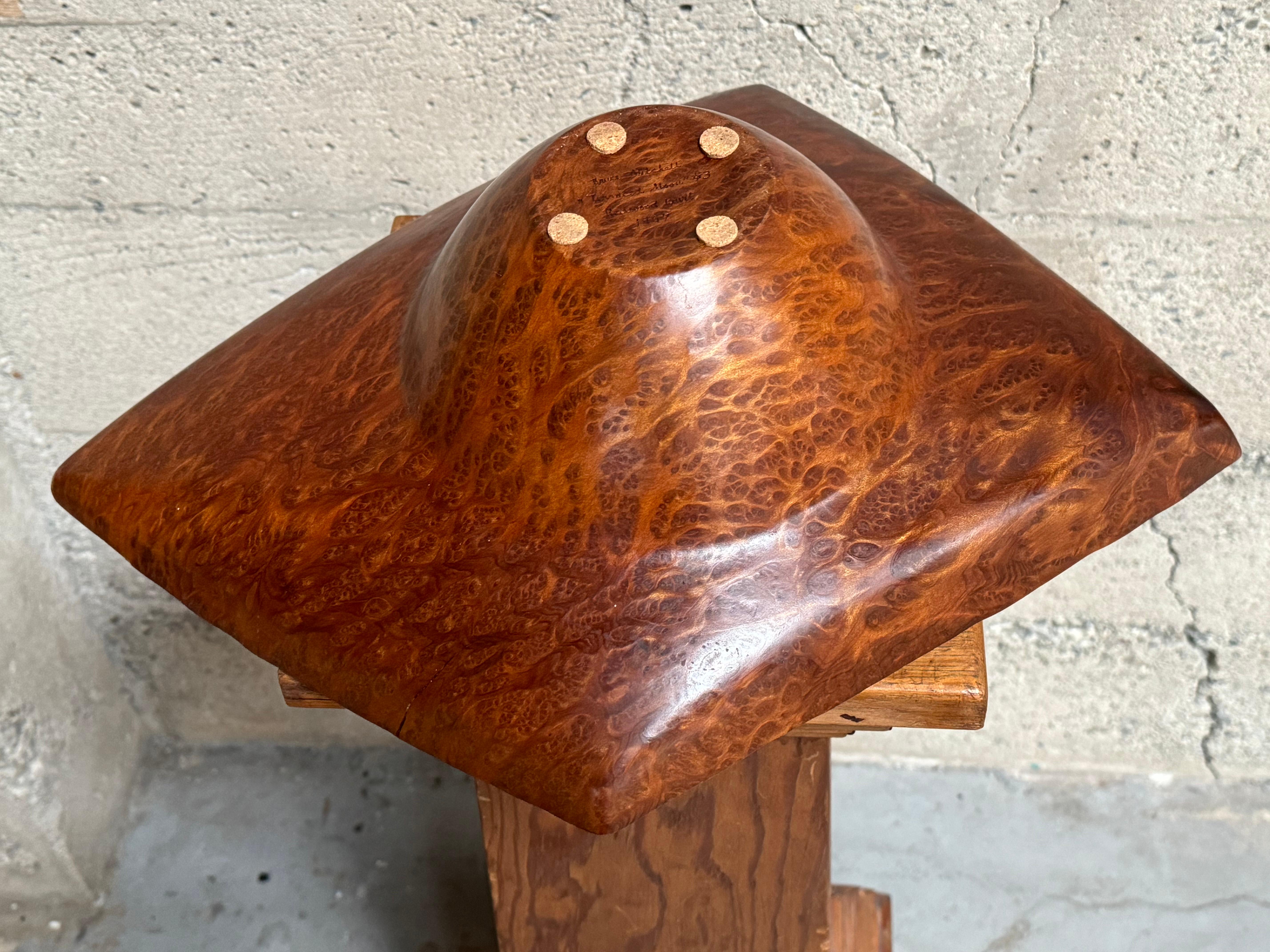 Late 20th Century America Studio Woodworker Bruce Mitchell Bowl