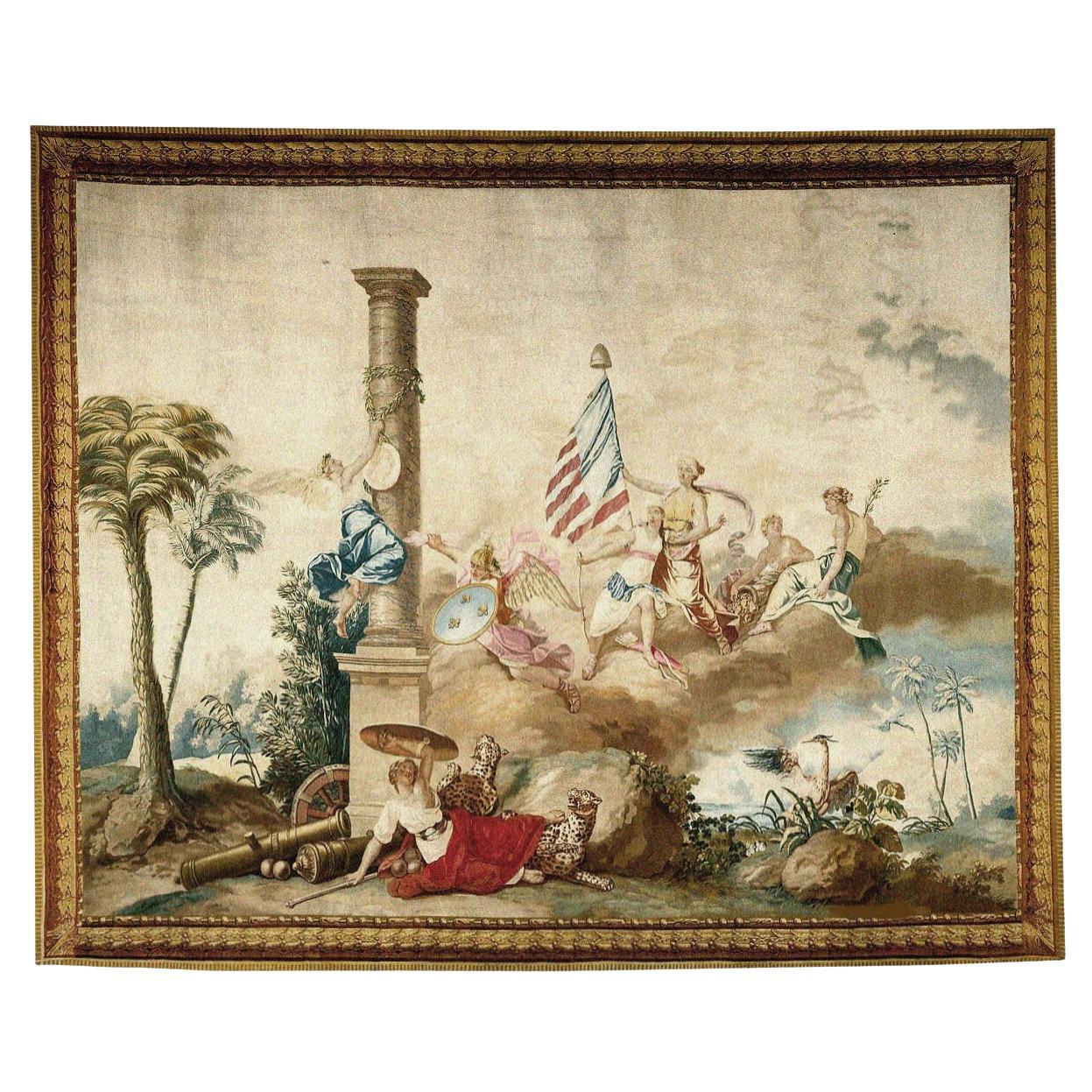 "AMERICA" Tapestry 1980c