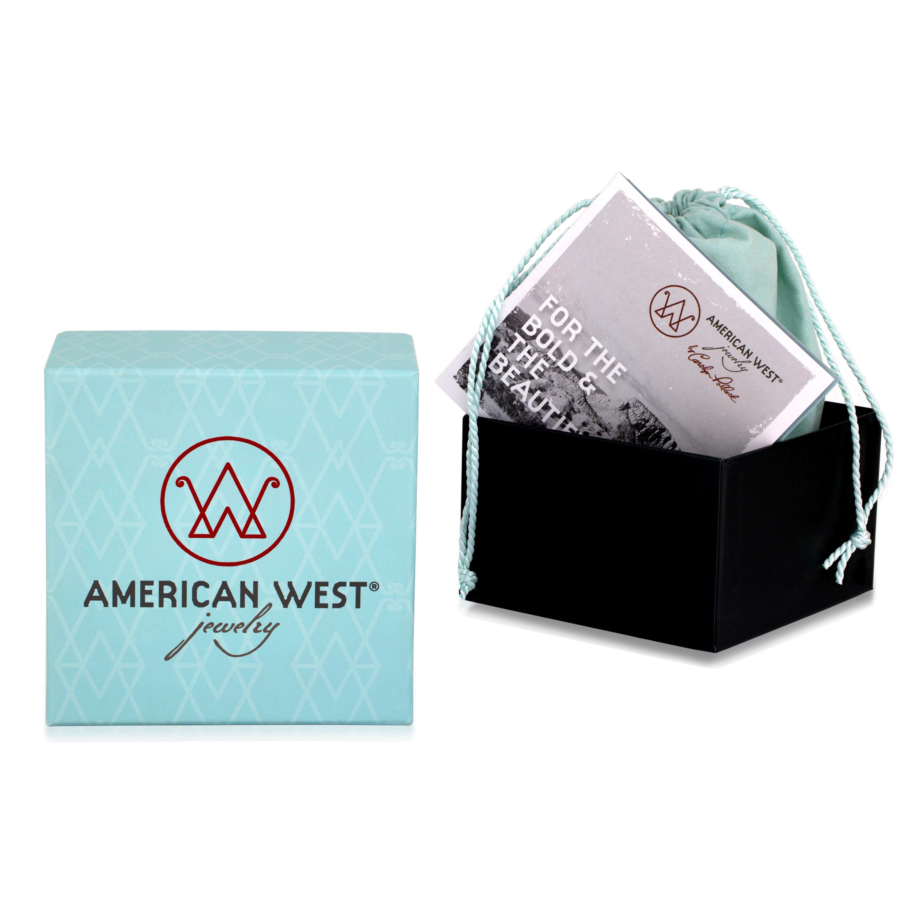 Collana America West in argento con gemme di Howlite bianca, da 18 a in vendita 1