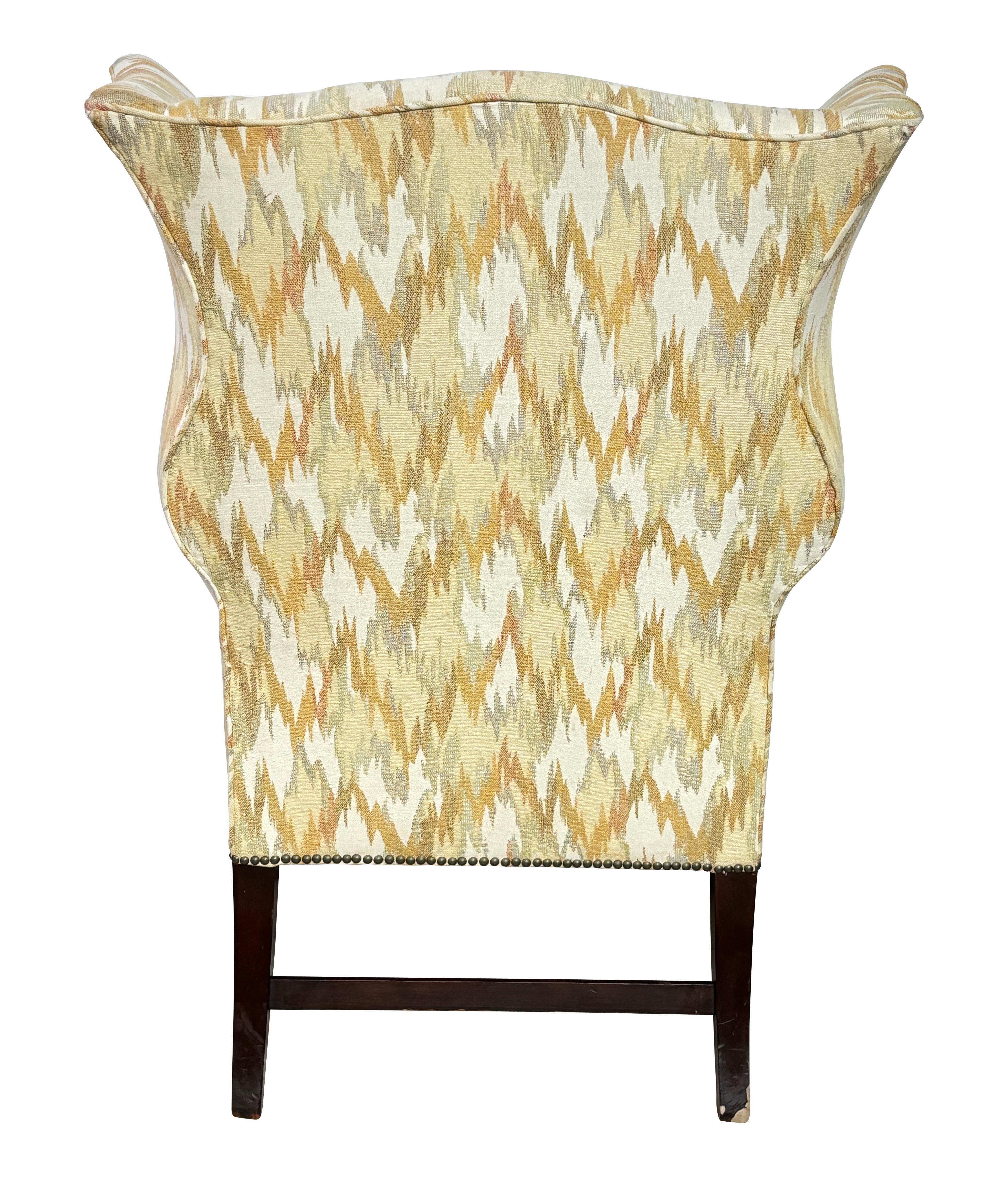 America Wingback Chair, Early 19th Century For Sale 1