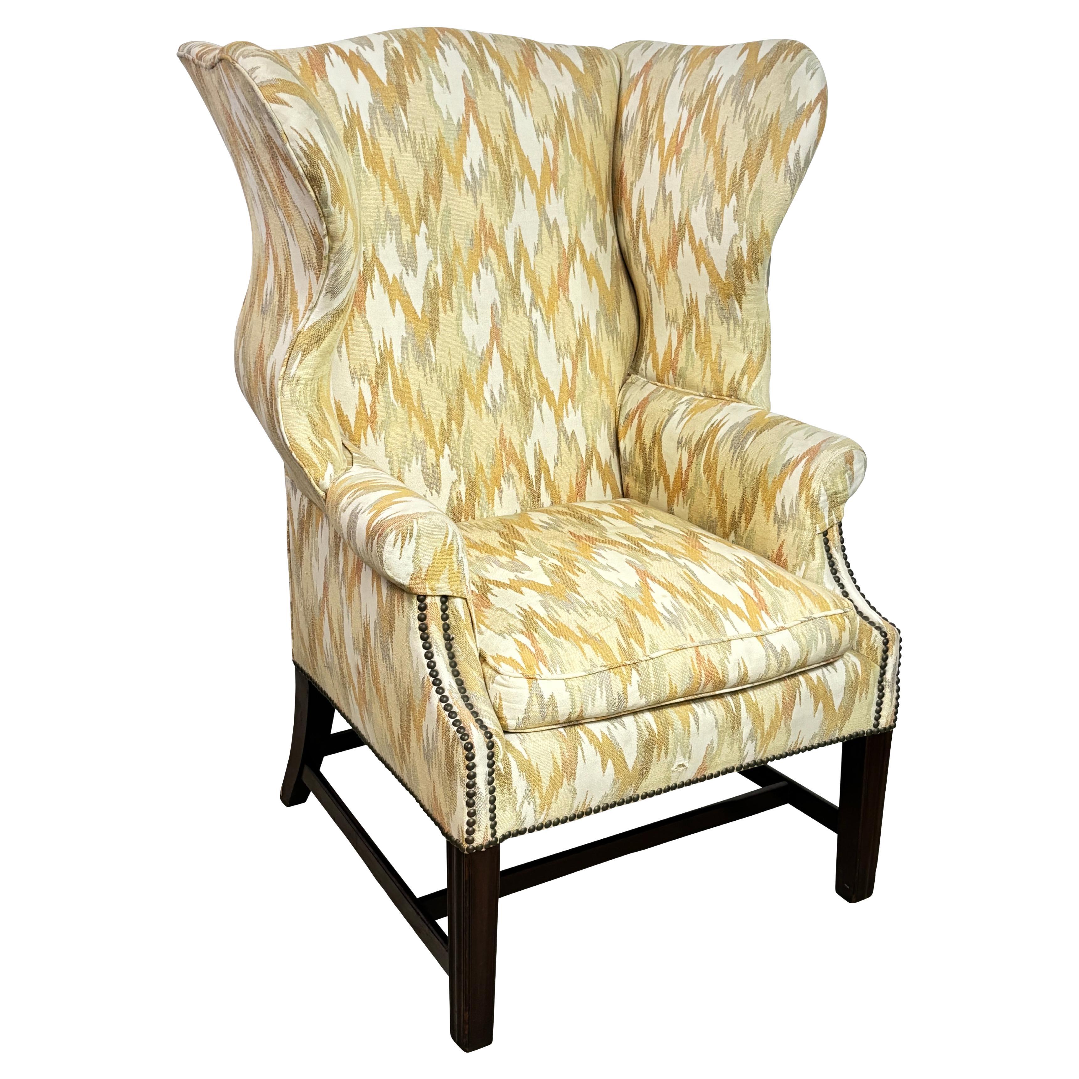 America Wingback Chair, Early 19th Century