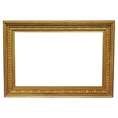 American 1915 Salvatore Rosa Carved Gilded 30x48 Picture Frame