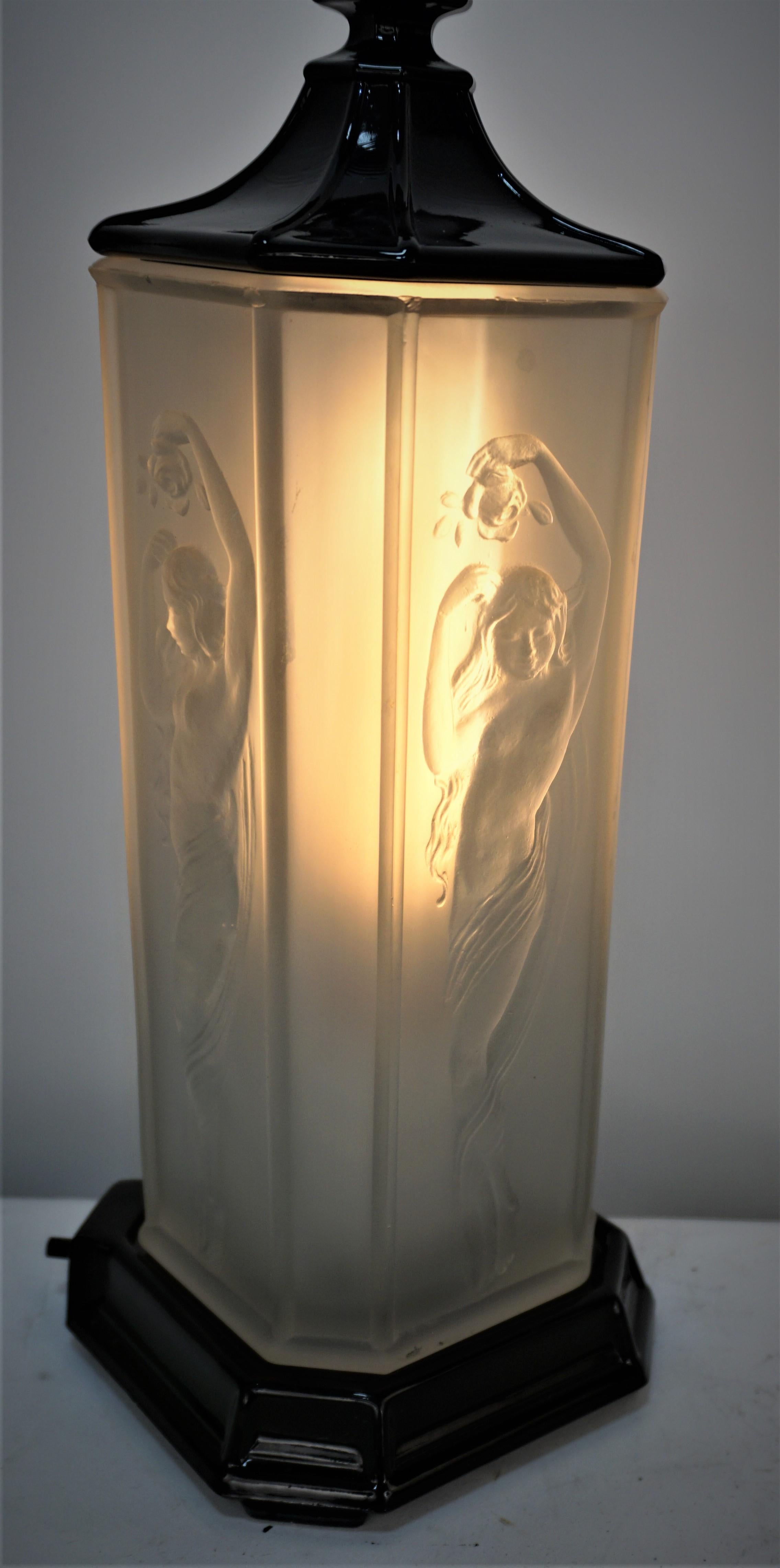 naked lady oil lamp