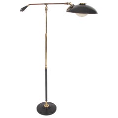 American 1950s Adjustable Floor Lamp
