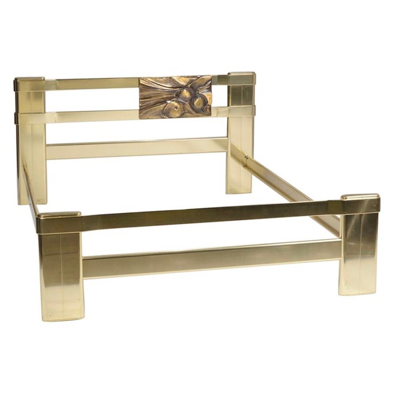 American 1978 Brass Queen Bedframe For Sale At 1stdibs
