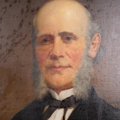 American 19th c. Oil Portrait of a Gentleman, c.1800s