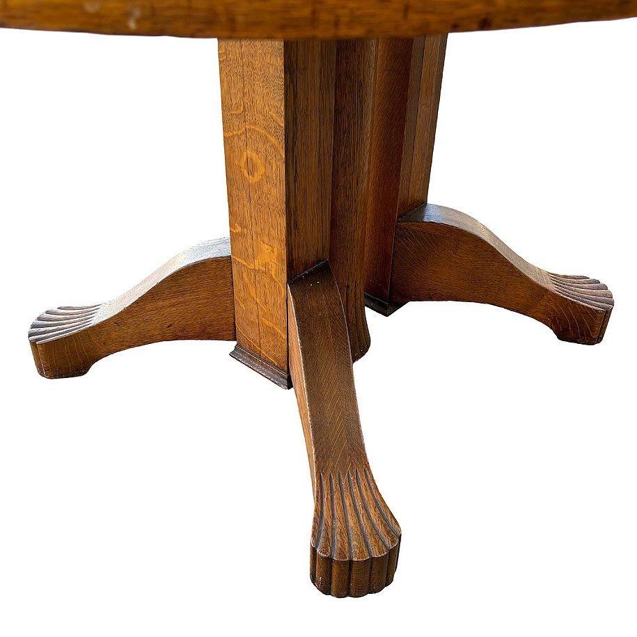 tiger oak table