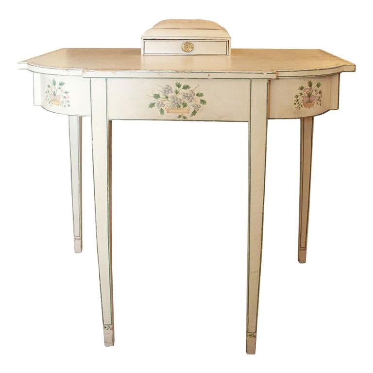 American 19th Century Federal Period Painted Dressing Table For Sale