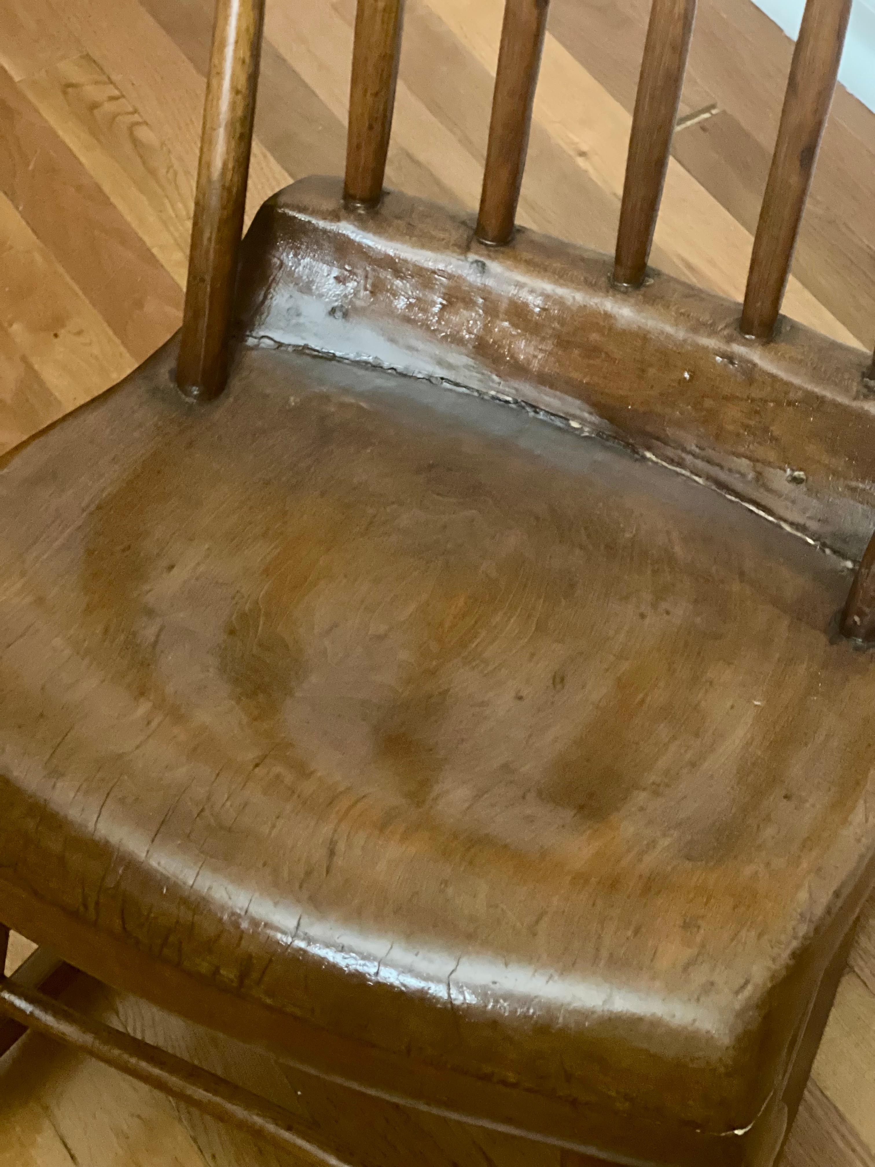 American 19th Century Handcrafted Child's Boston Rocker For Sale 5