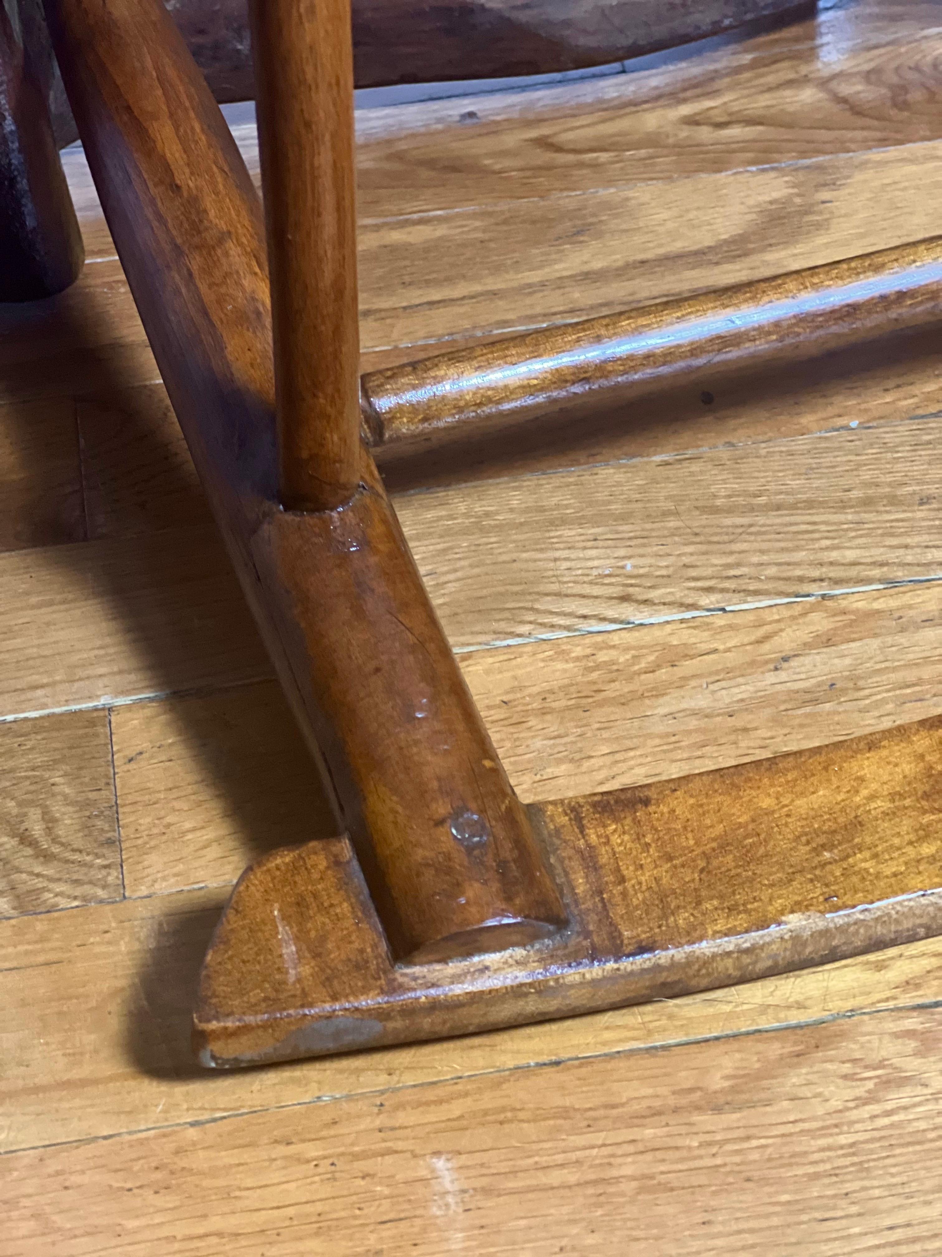 American 19th Century Handcrafted Child's Boston Rocker For Sale 12