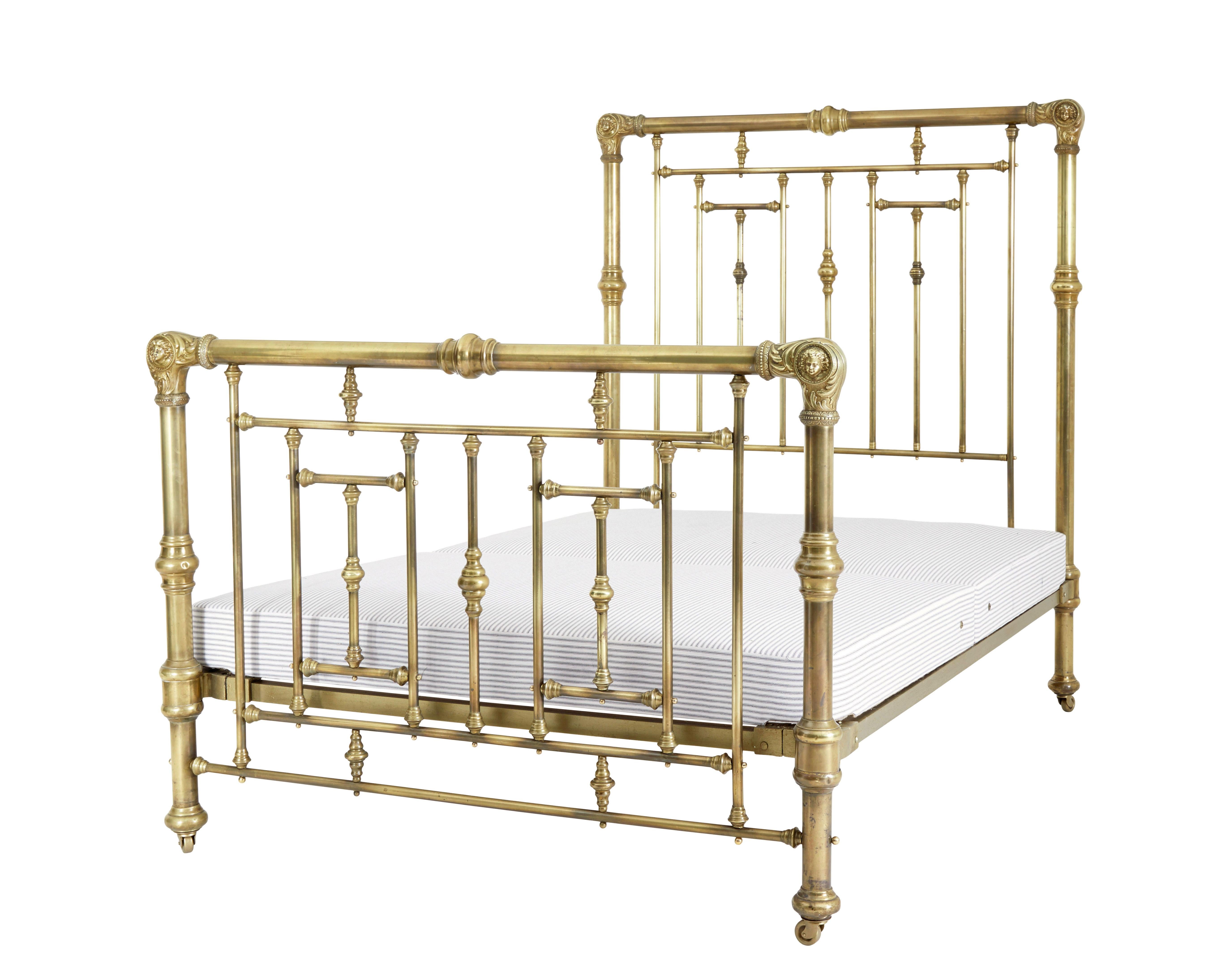 antique brass bed frame