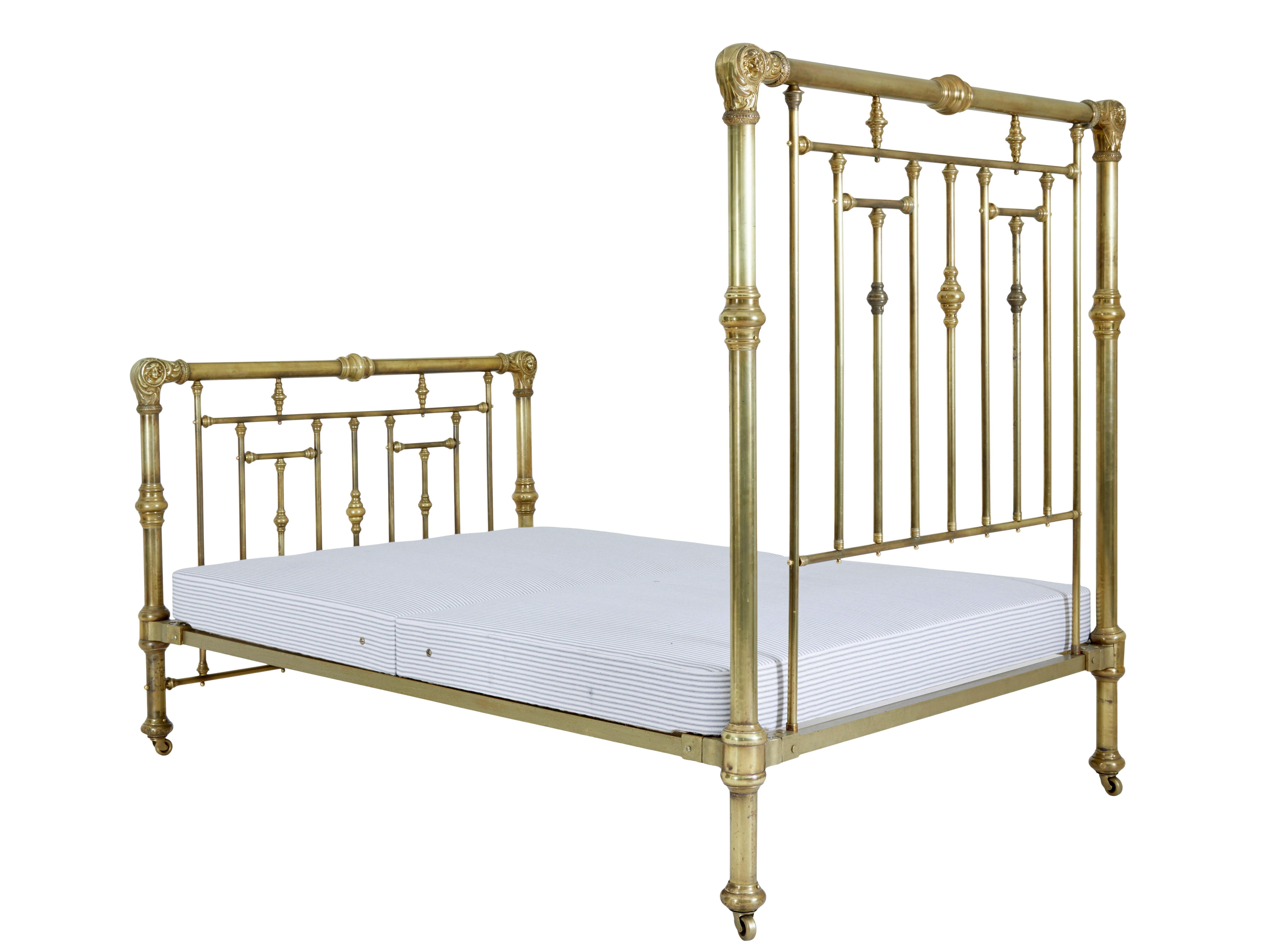 antique brass bed value