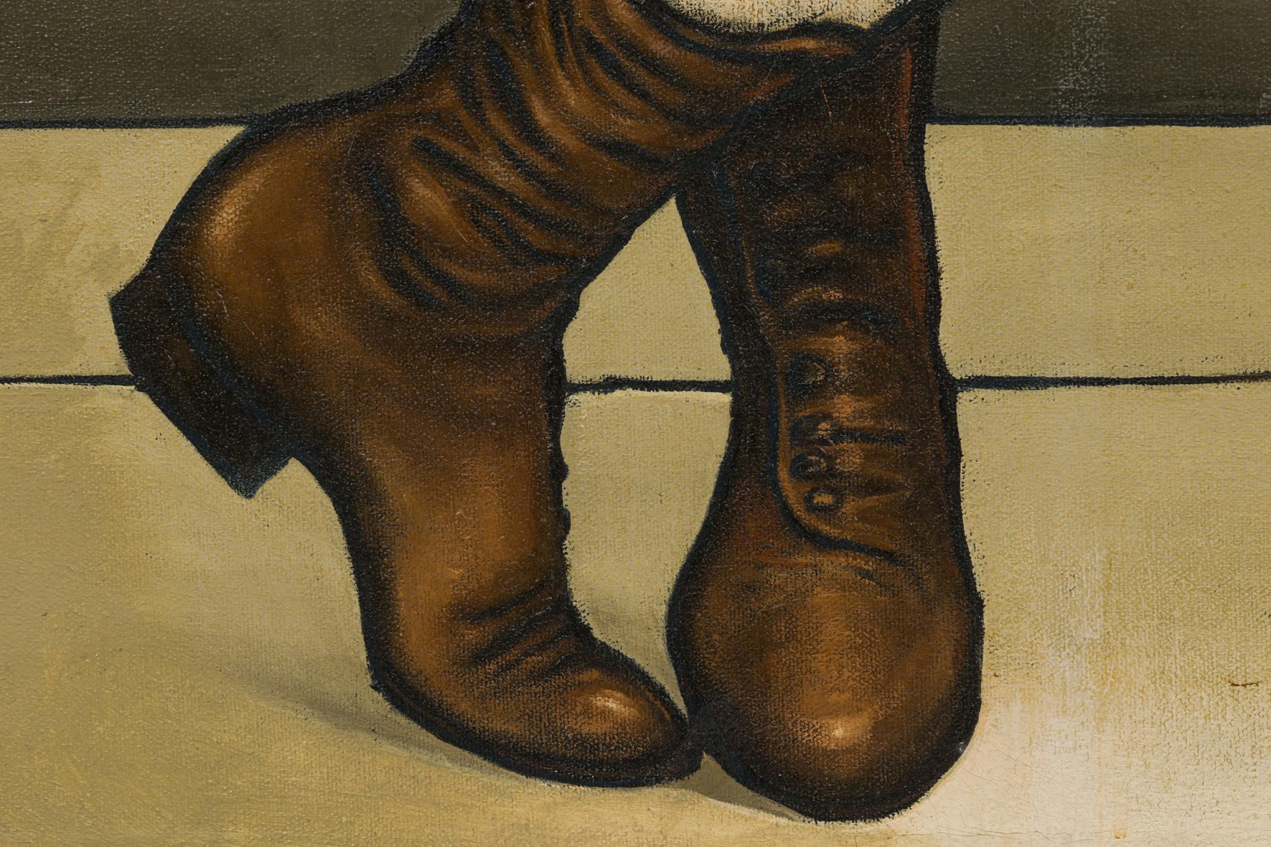 Olio su tela americano del XX secolo, Robert Springfels in vendita 1