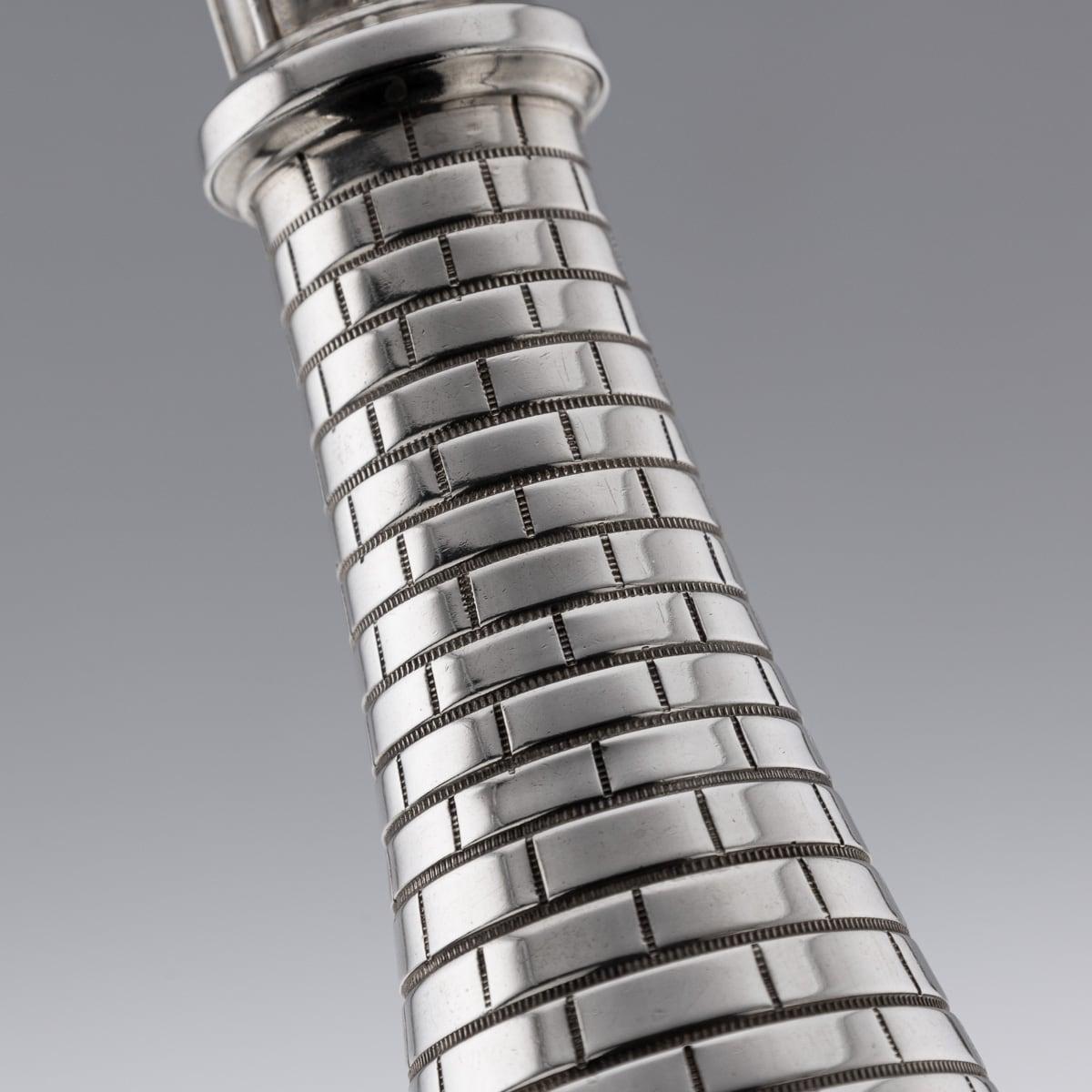 Pareja De Sales De Faro De Plata Maciza Estadounidenses Del Siglo XX, Gorham c.1900 en venta 10