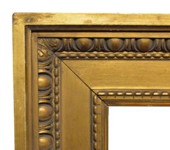 American Carved Gilded Picture Frame Circa 1890