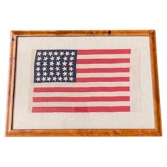 Bandera de desfile estadounidense de 38 estrellas, hacia 1877