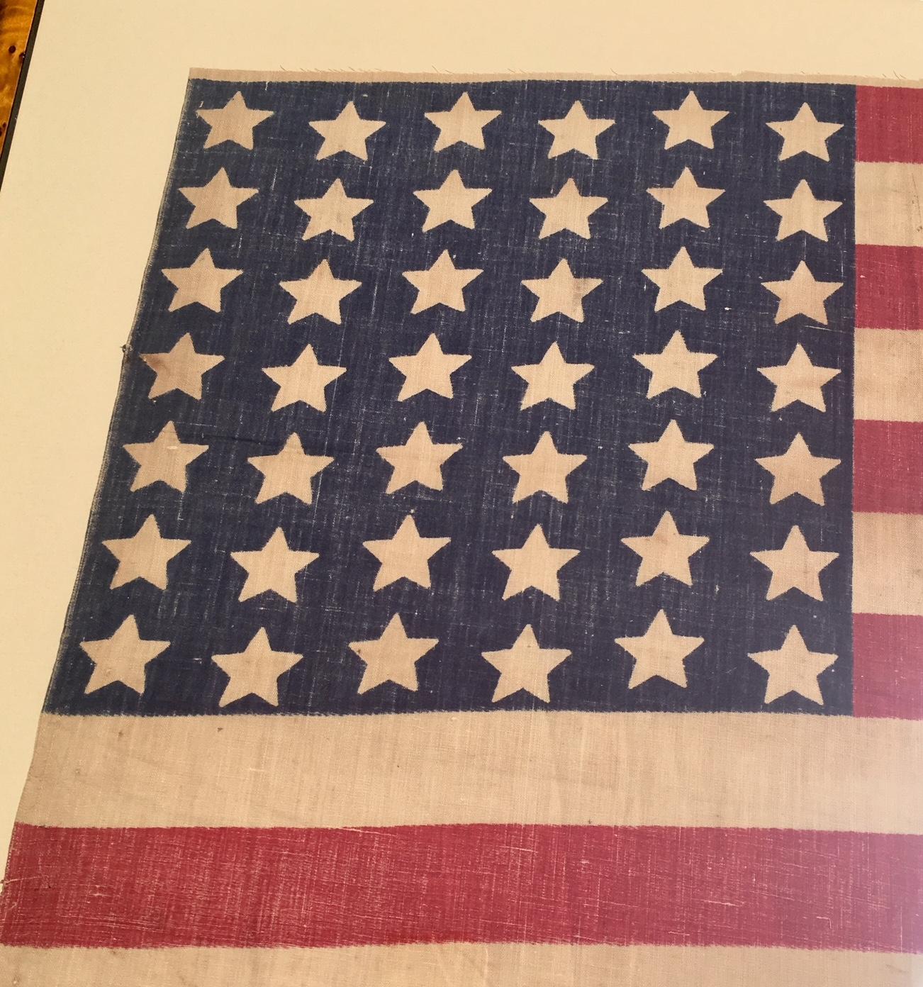 american flag in 1890
