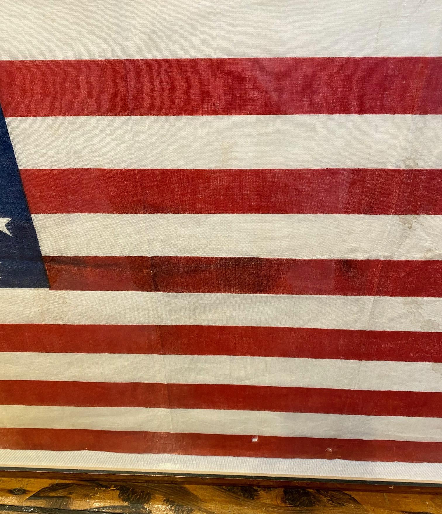 American 45  Star Flag, circa 1896 In Good Condition For Sale In Nantucket, MA