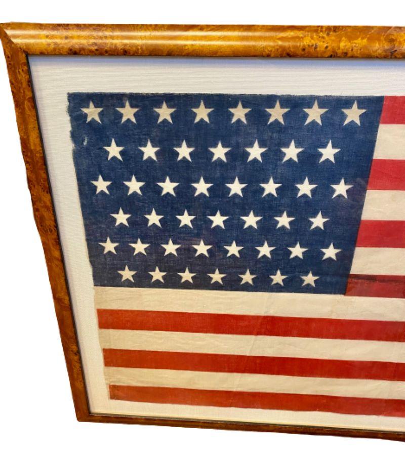 Amerikanisch 45  Sternflagge, um 1896 im Zustand „Gut“ im Angebot in Nantucket, MA