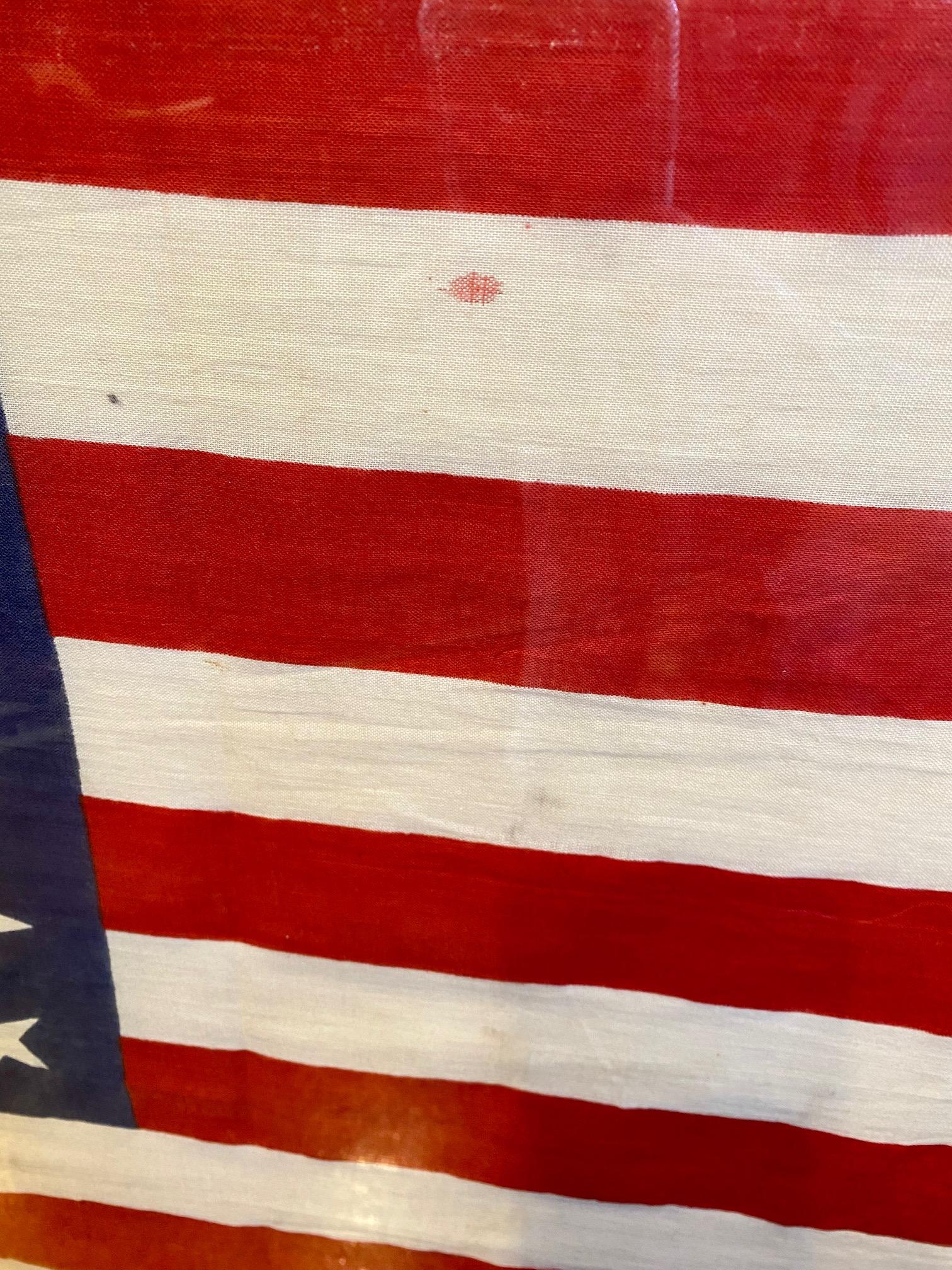 Federal American 46 Star Muslin Flag, circa 1908