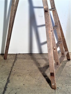 American A-Frame Orchard Ladder, 1940's