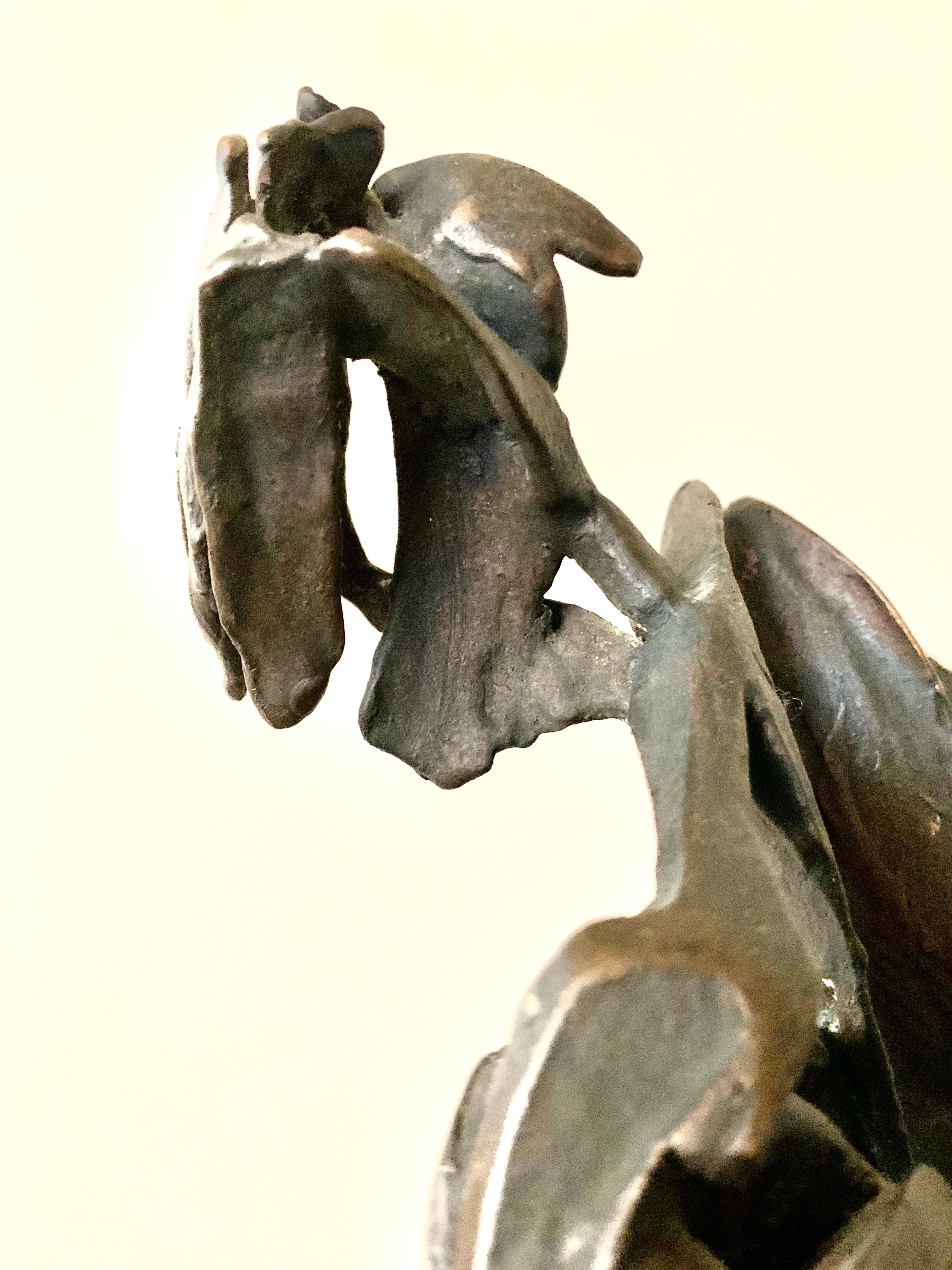 Amerikanische Bronzeskulptur einer Tänzerin aus dem amerikanischen Abstrakten Expressionismus, Robert Cook, 1963 im Angebot 5
