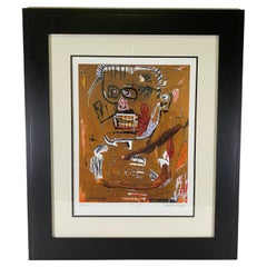 American Abstract Expressionist Lithograph,"Hardware"Jean Michel Basquiat