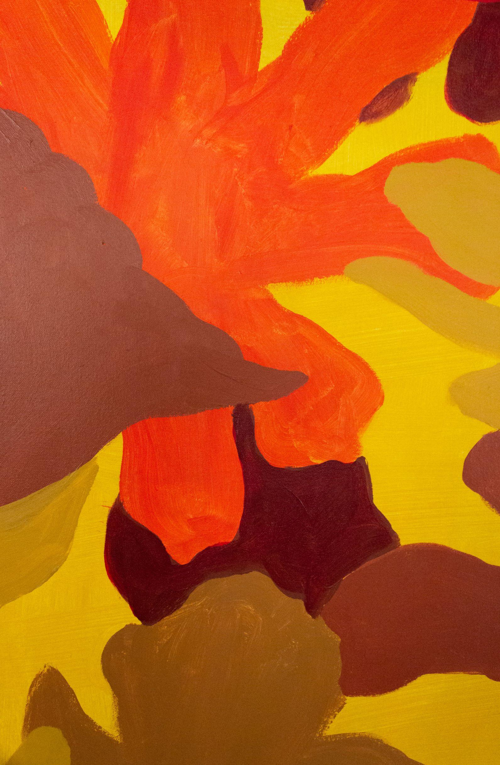 Modern American Abstract Pop Art Oil Painting For Sale