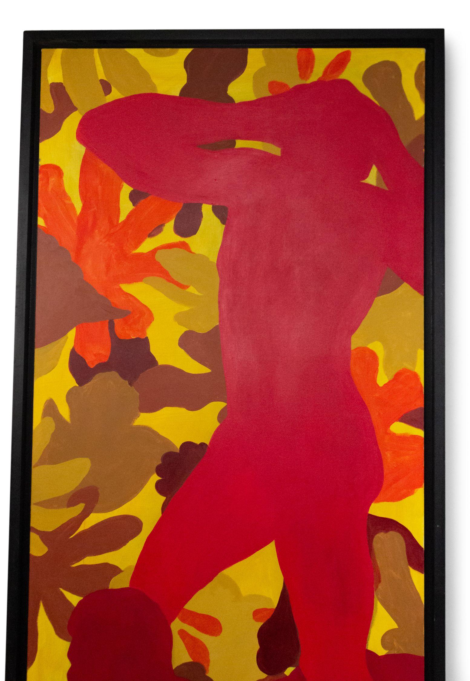 20th Century American Abstract Pop Art Oil Painting For Sale