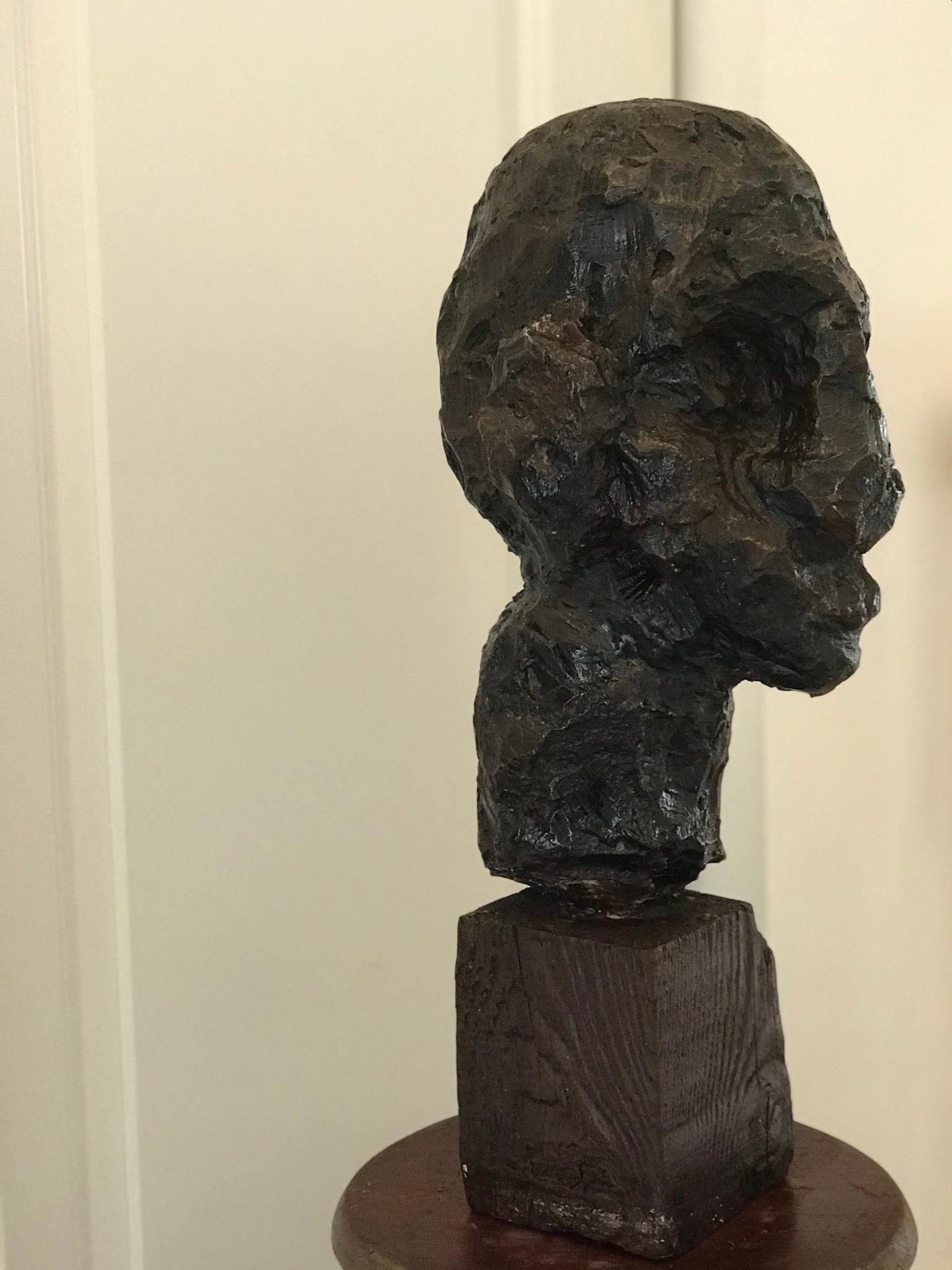 American Craftsman American Abstract Brutalist Man Sculpture For Sale