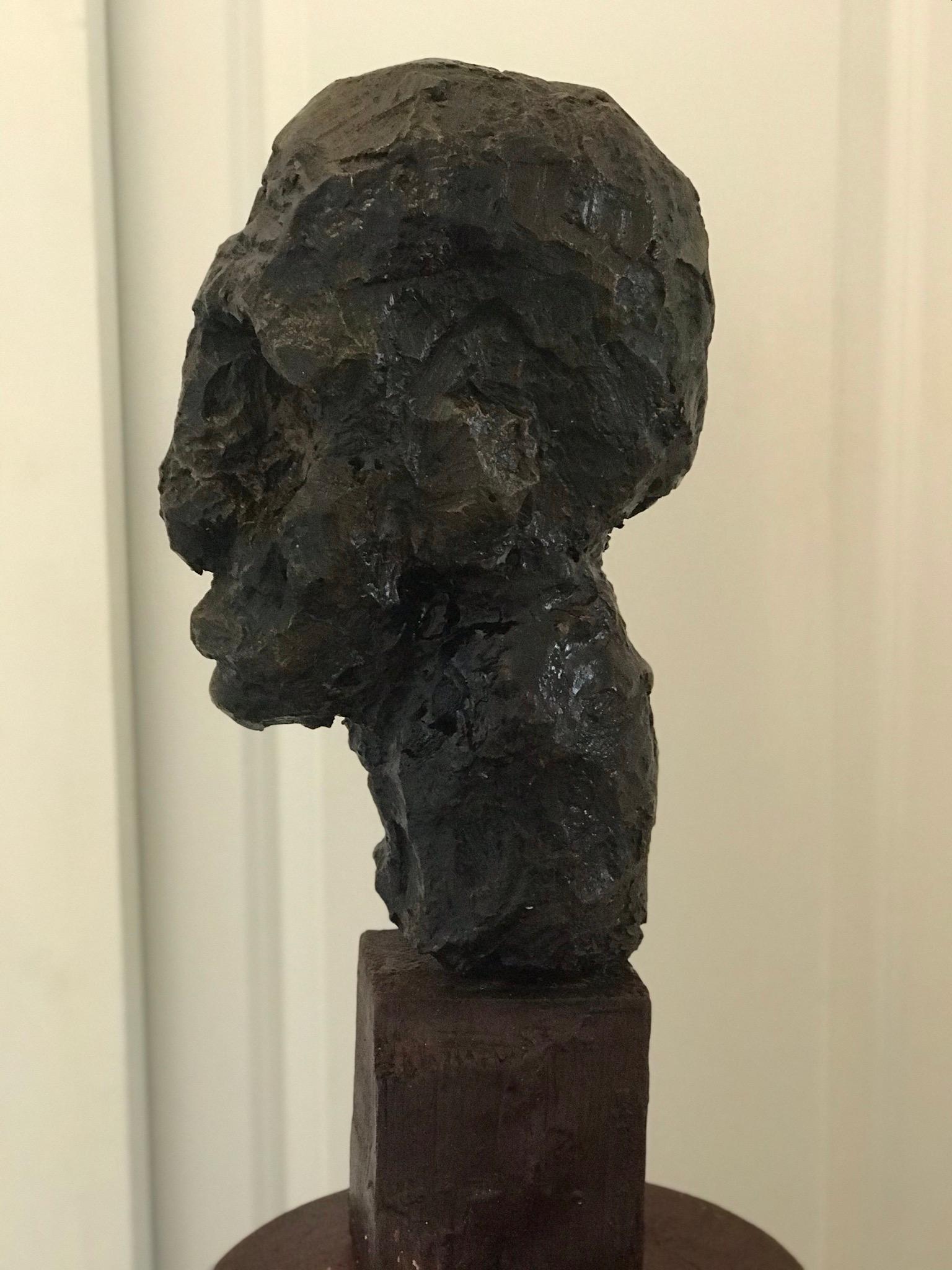 Mid-20th Century American Abstract Brutalist Man Sculpture For Sale