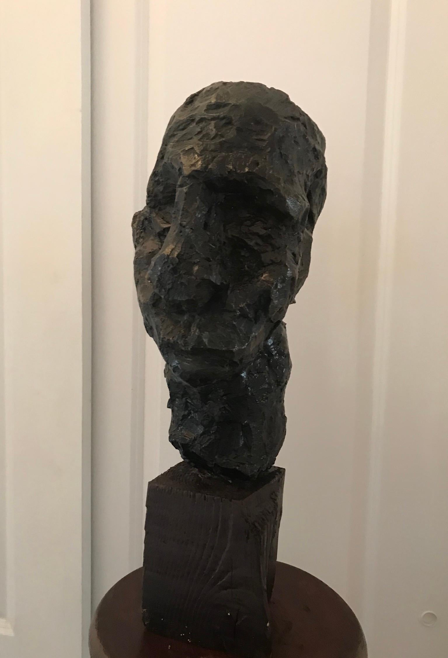 Paste American Abstract Brutalist Man Sculpture For Sale