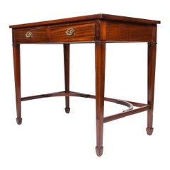 Academic Revival writing table in the Hepplewhite style, 1900