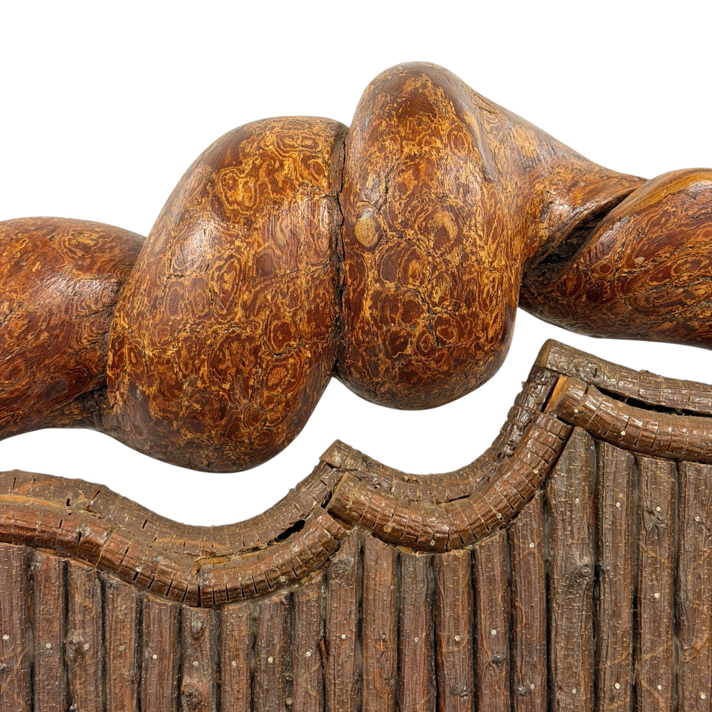 Poltrona americana in corno d'alce in stile Adirondack in vendita 3