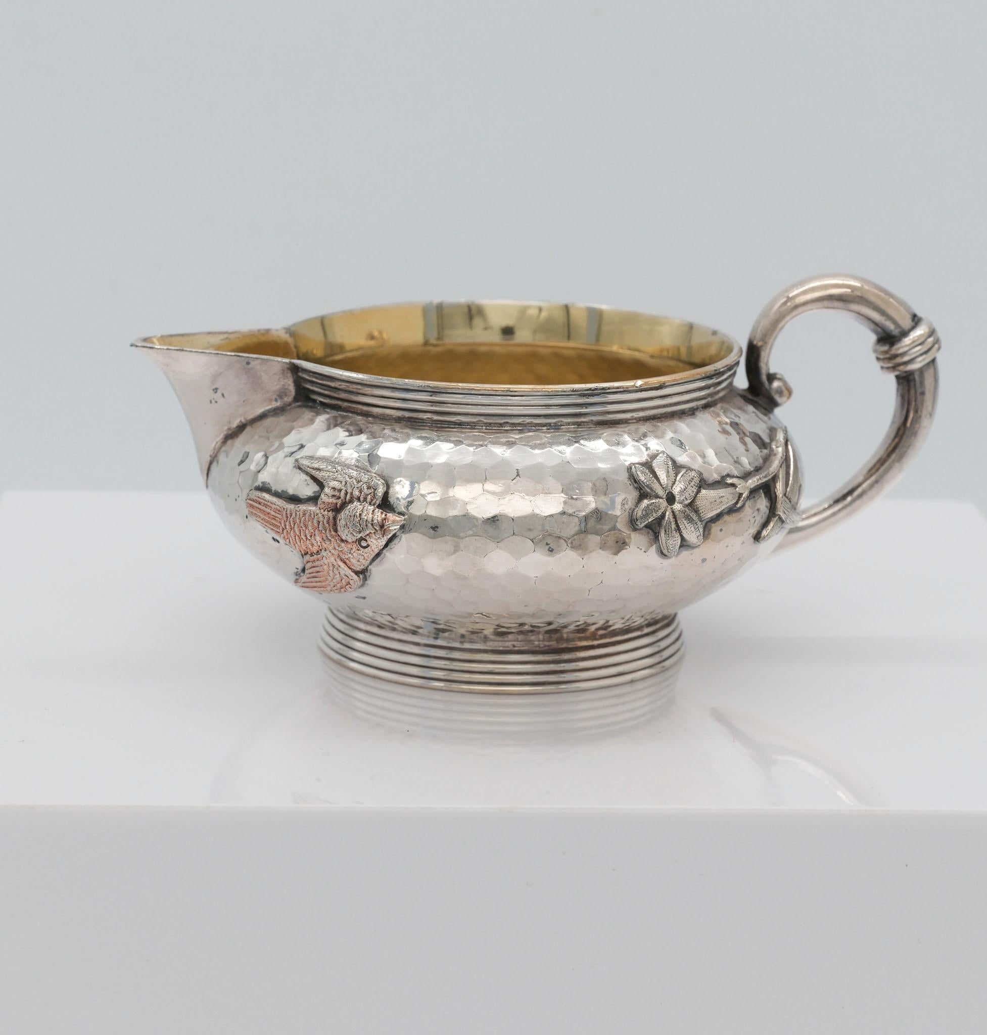 Juego de té plateado American Aesthetic Movement De Meriden B Company en venta 5