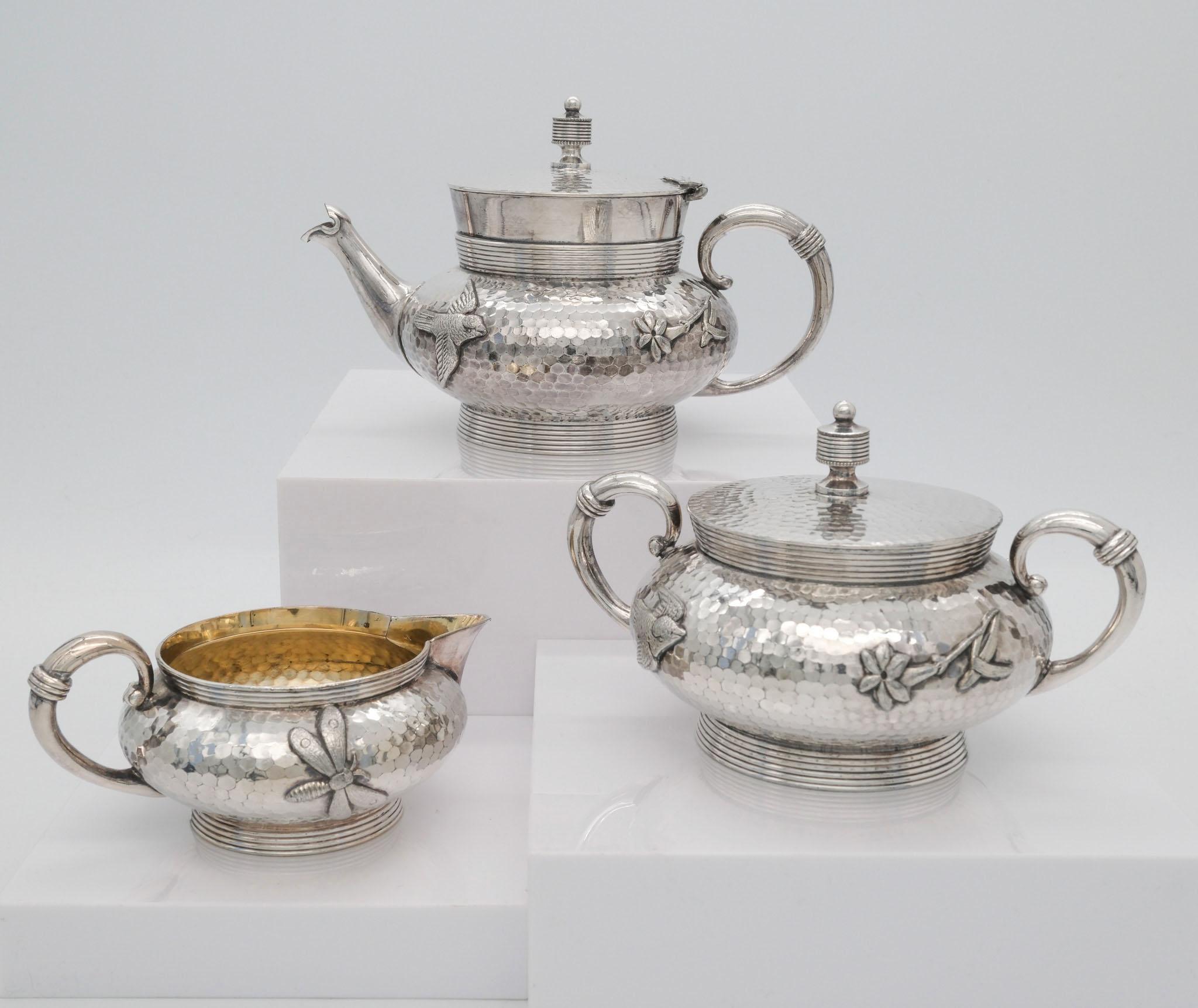 Juego de té plateado American Aesthetic Movement De Meriden B Company en venta 6