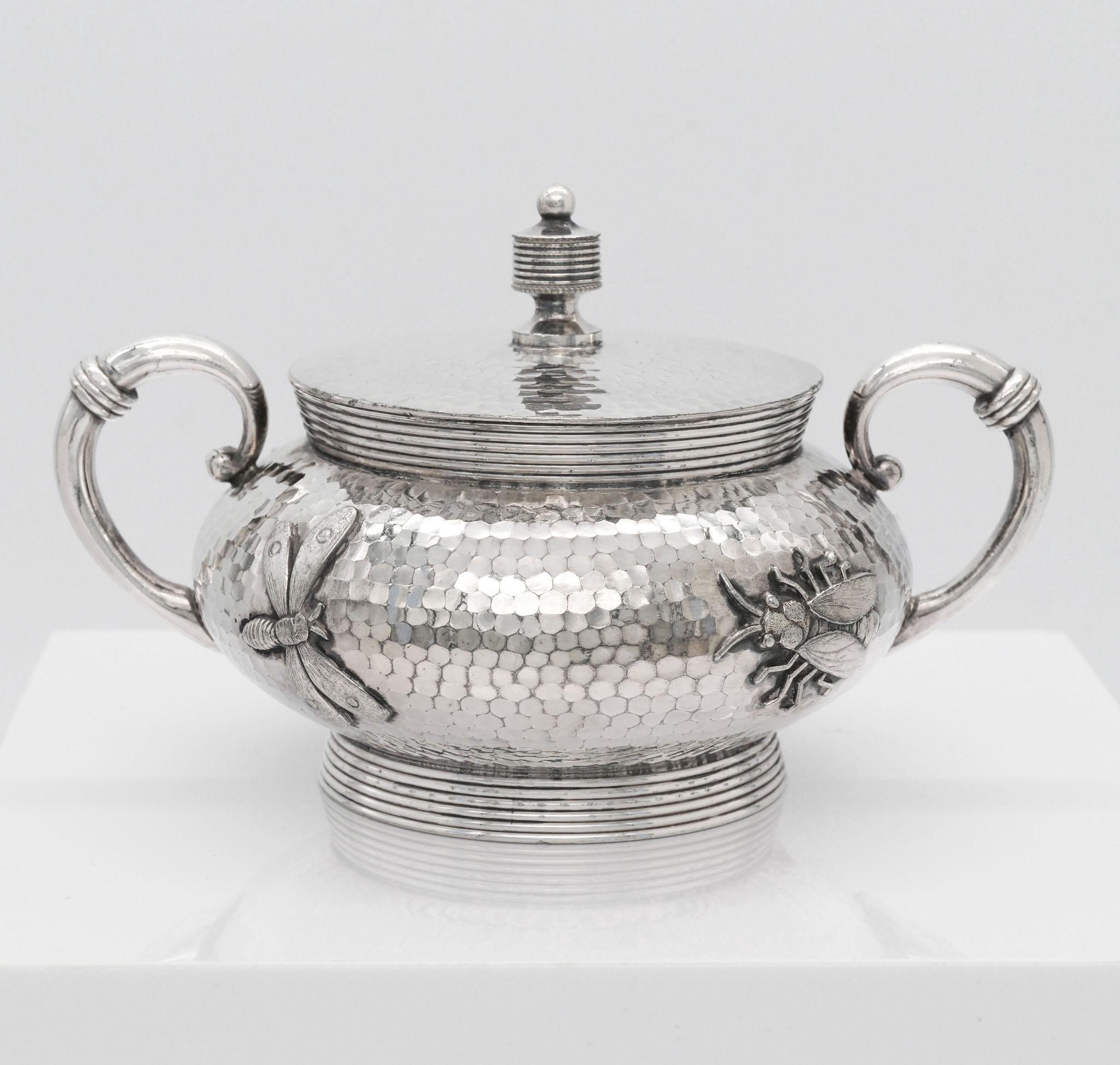 Juego de té plateado American Aesthetic Movement De Meriden B Company Movimiento estético en venta