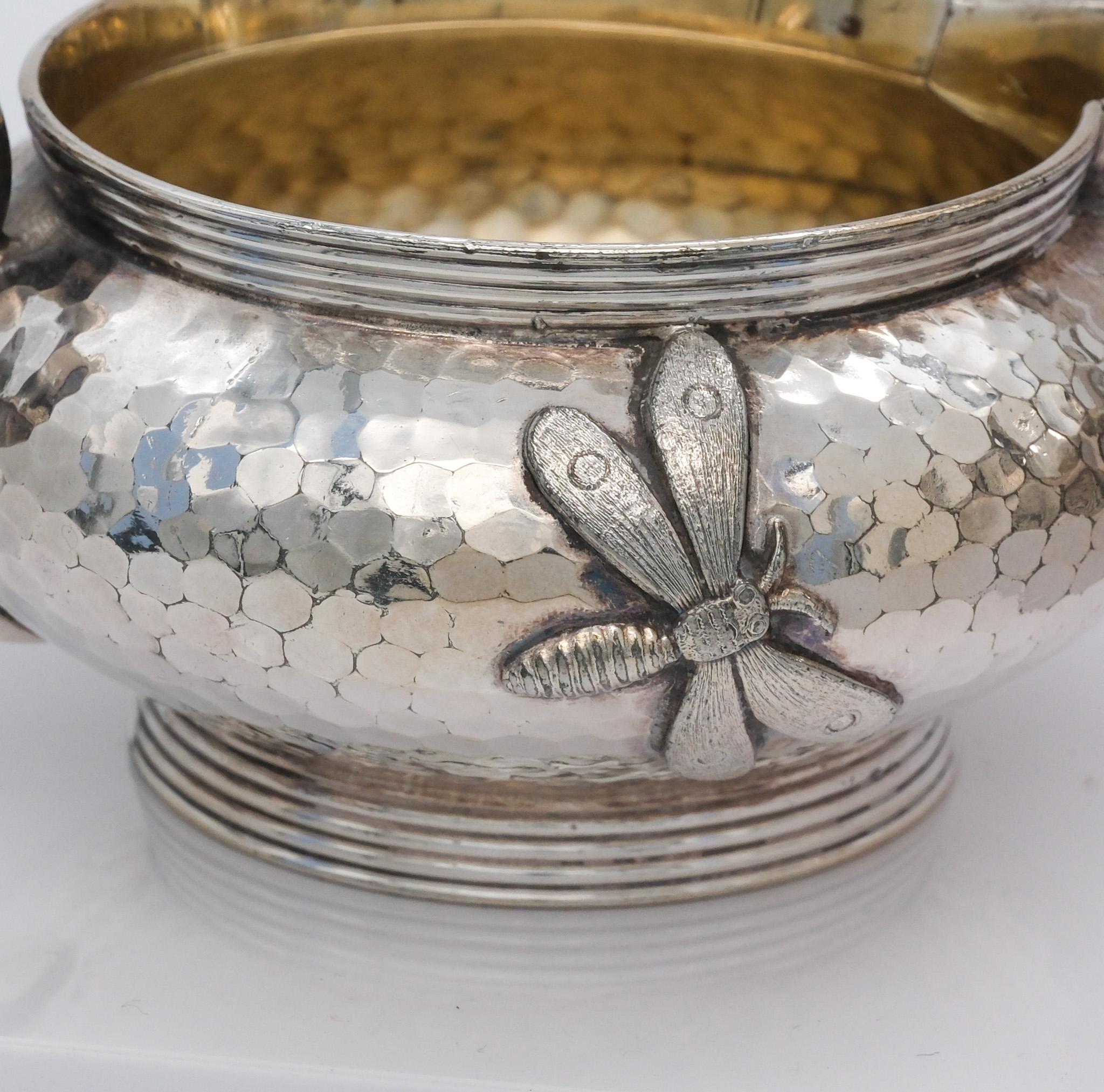Juego de té plateado American Aesthetic Movement De Meriden B Company Chapado en plata en venta